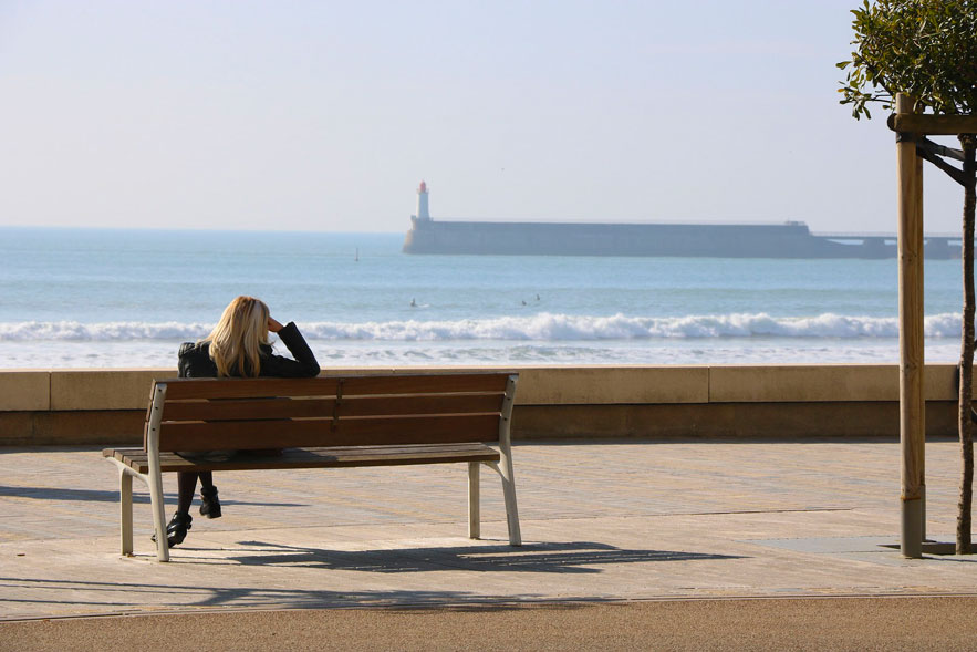 bord de mer sable d´Olonnes