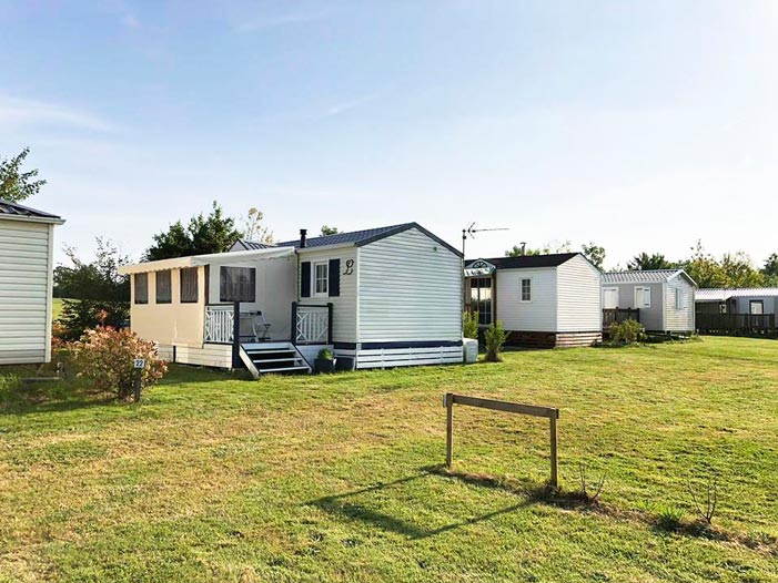 vue sur locatifs camping Vendée