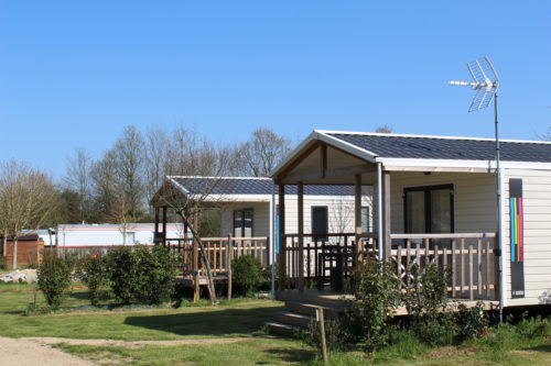 extérieur mobil home Panama camping Vendée