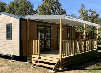terrasse exterieure mobil home bahia duo camping vendee 3 etoiles